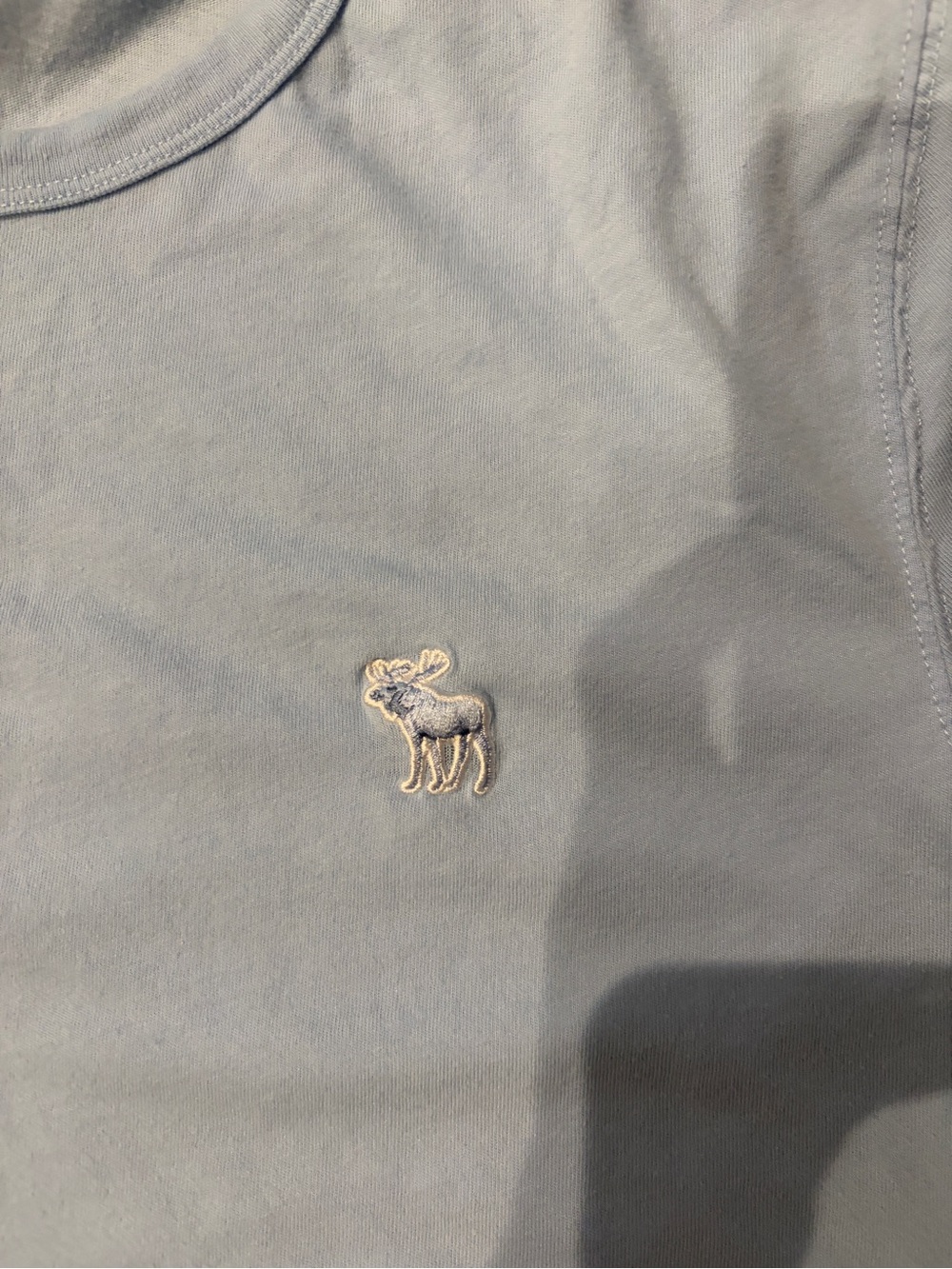 Abercrombie Soft Tee Light Blue Men's Crewneck - Picture 2 of 4